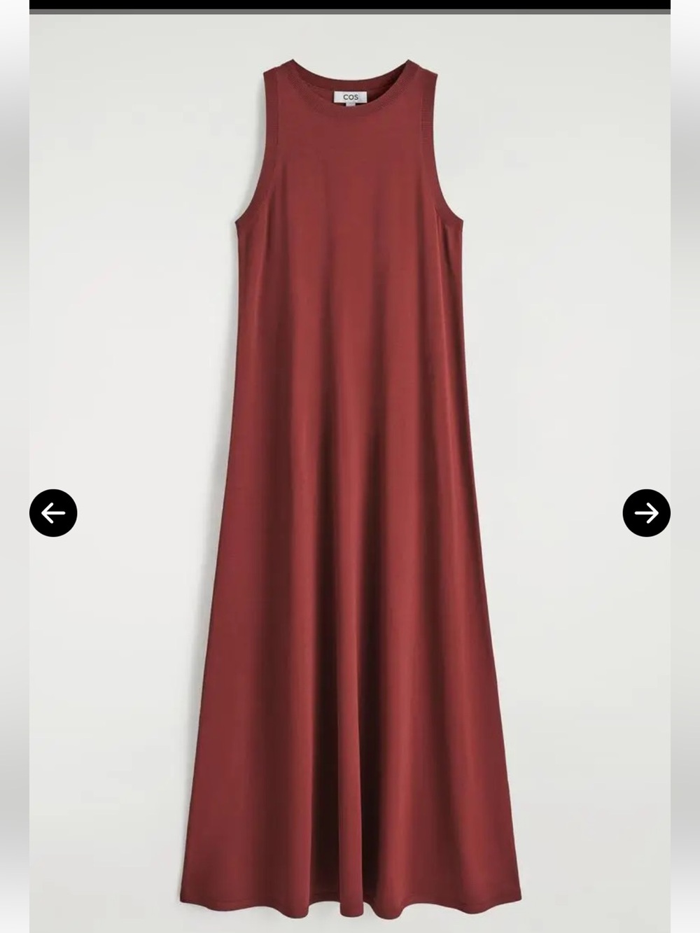 COS Sleeveless knitted Maxi Dress